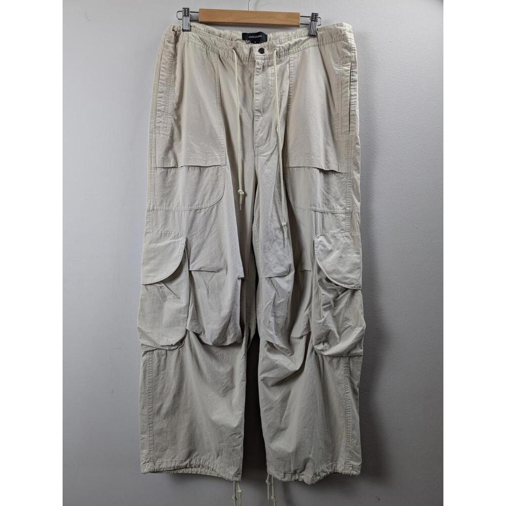 Entire Studios Freight Cargo Oversized Khaki Pants Deep Pocket 100% Cotton M
